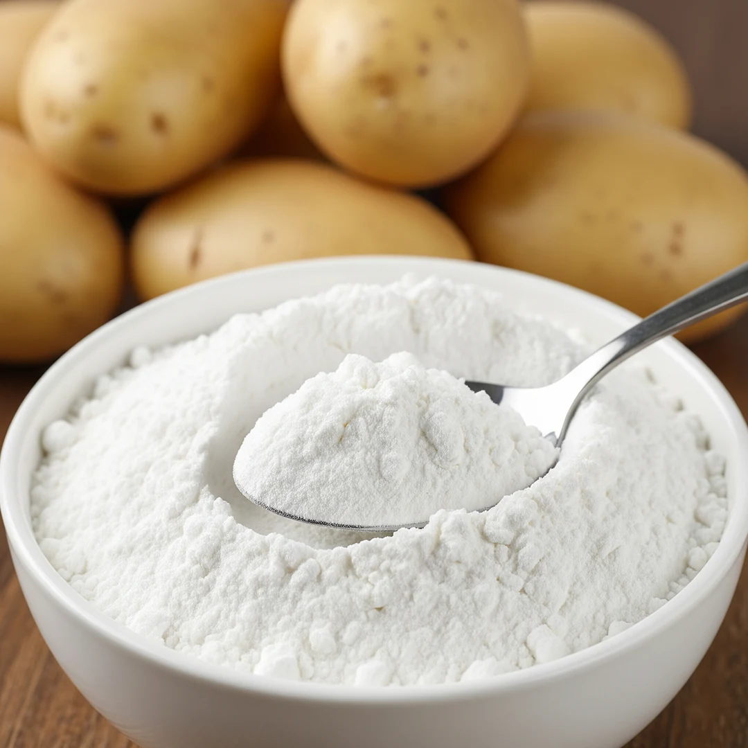 White food-grade native potato starch